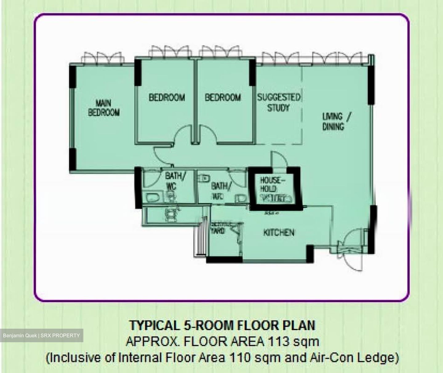 Blk 443B Fajar Hills (Bukit Panjang), HDB 5 Rooms #554537111